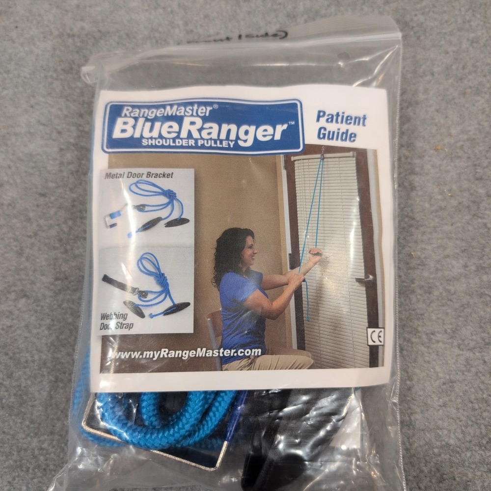 RangeMaster BlueRanger Shoulder Pulley Physical Therapy Rehab BLRA-MB Blue Metal